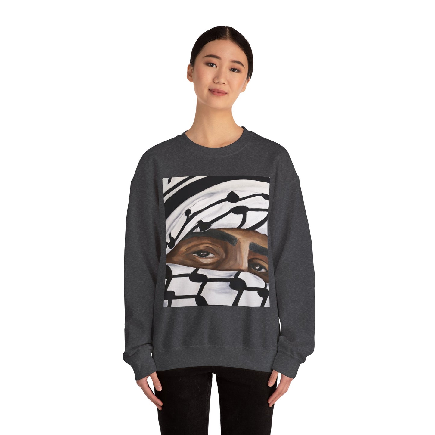Crewneck Sweatshirt —Gaze of a Hero Graphic