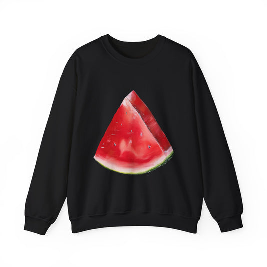 Watermelon Slice Sweatshirt — Cute Fruit Graphic Crewneck