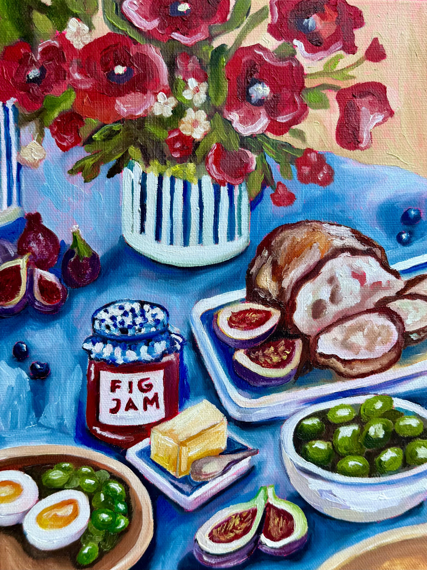 Teta's Table Original Painting