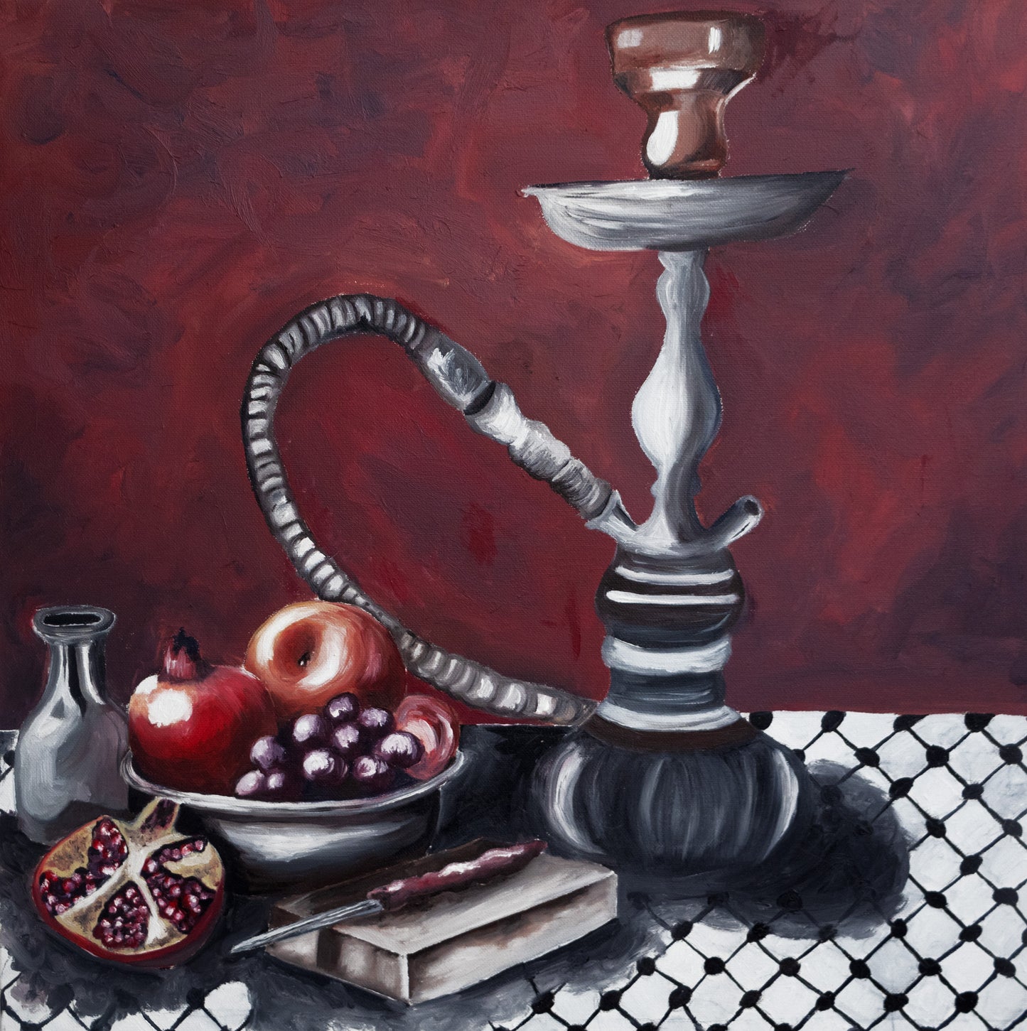 A Table of Stories Original Painting