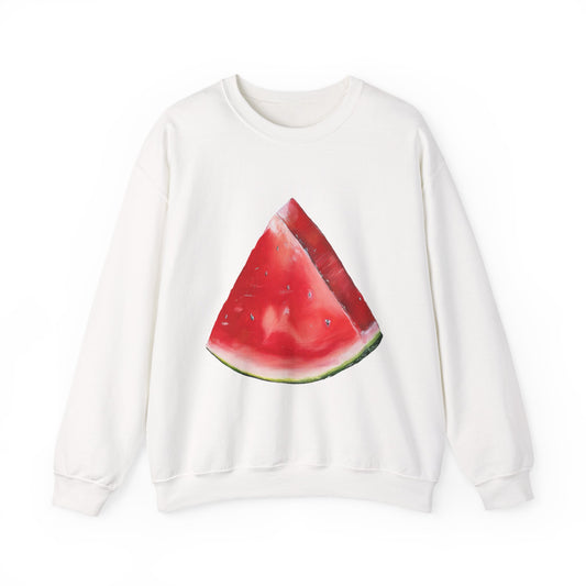 Watermelon Slice Sweatshirt — Cute Fruit Graphic Crewneck