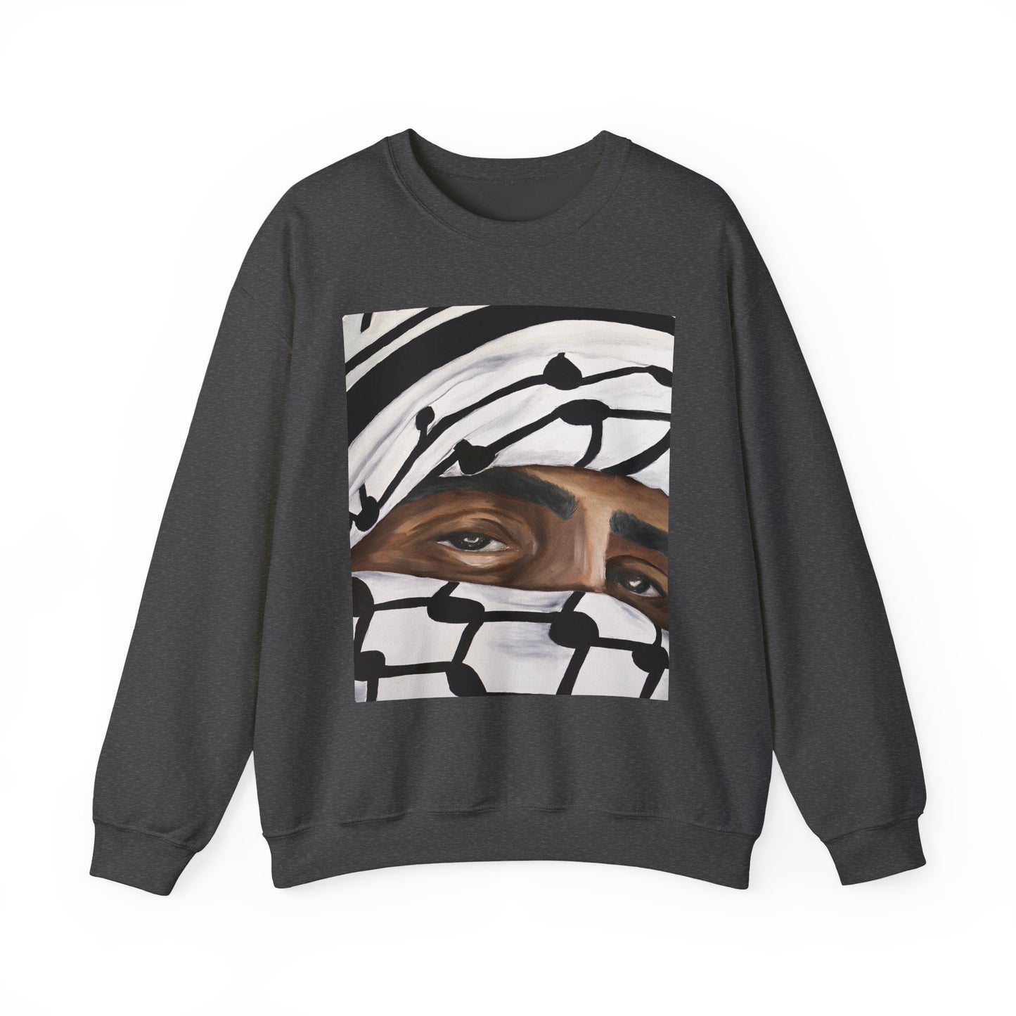 Crewneck Sweatshirt —Gaze of a Hero Graphic