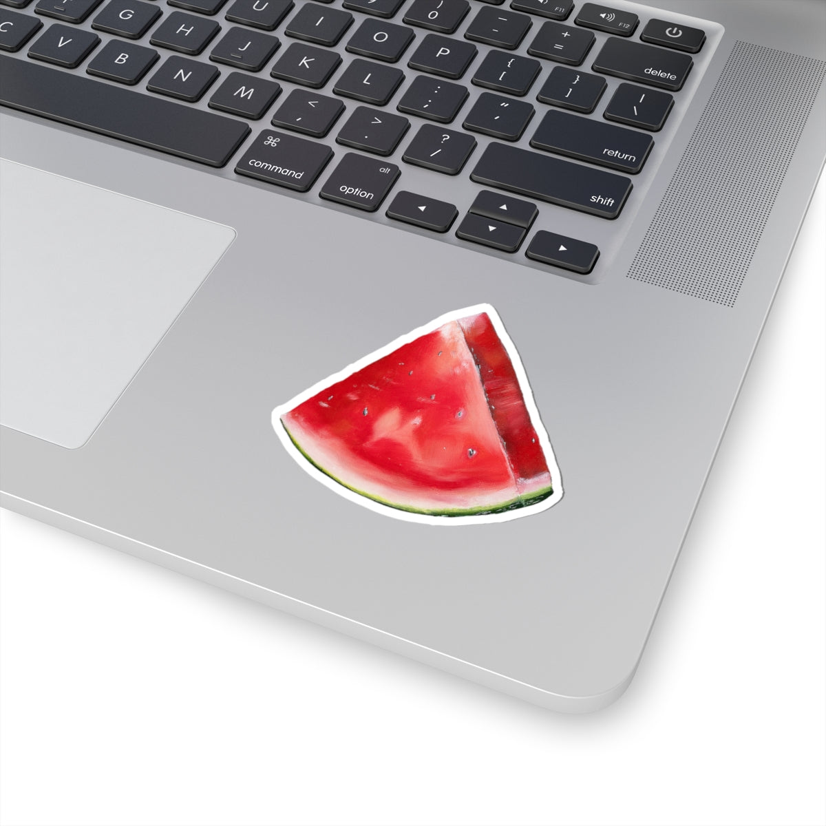 Watermelon Slice Kiss-Cut Sticker — Summer Fruit Laptop Decal
