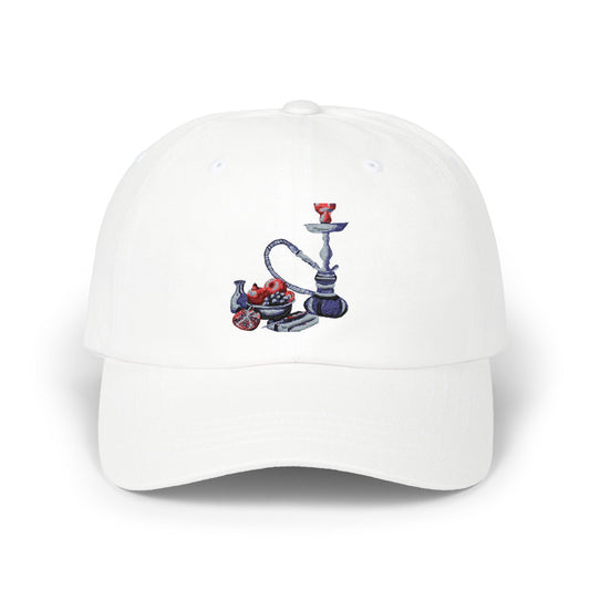 Table of Stories— Embroidered Hookah Design Baseball Hat