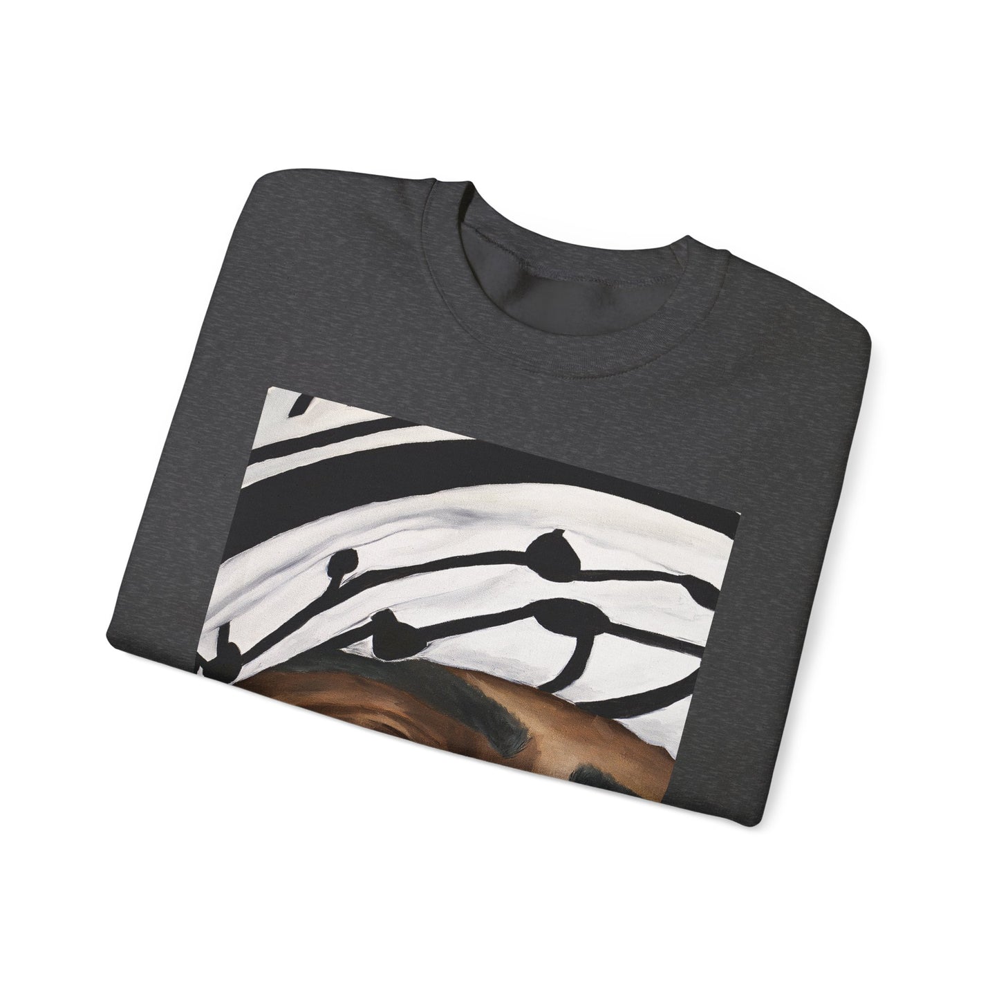 Crewneck Sweatshirt —Gaze of a Hero Graphic