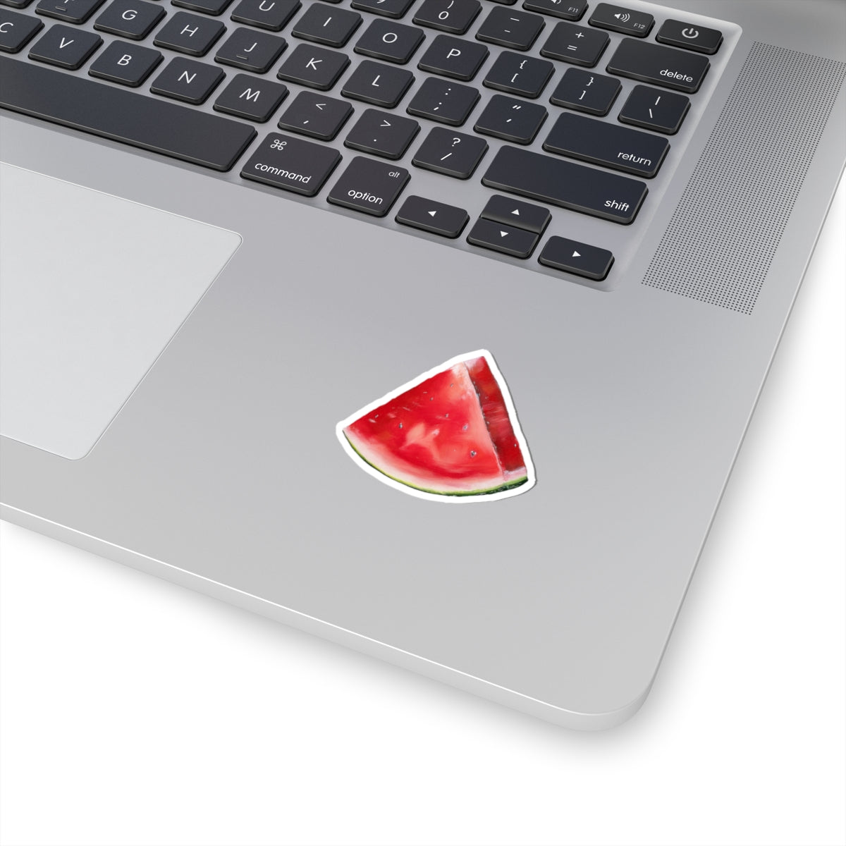 Watermelon Slice Kiss-Cut Sticker — Summer Fruit Laptop Decal
