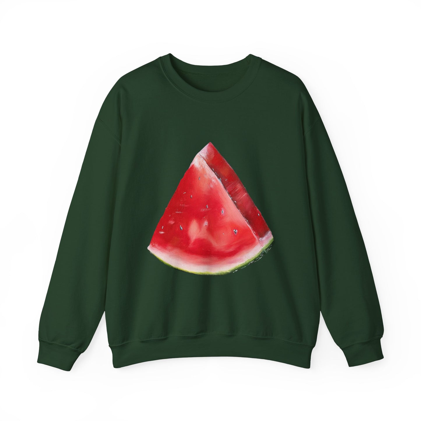 Watermelon Slice Sweatshirt — Cute Fruit Graphic Crewneck