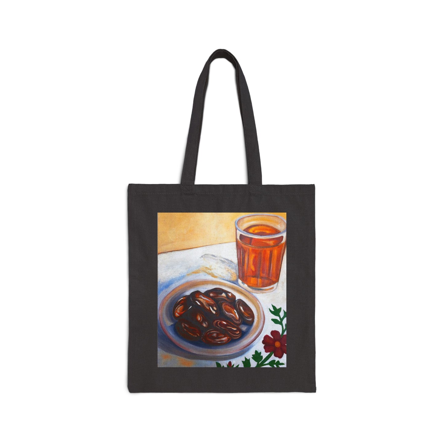 Tote Bag — Still Life Tea& Glass Canvas Tote