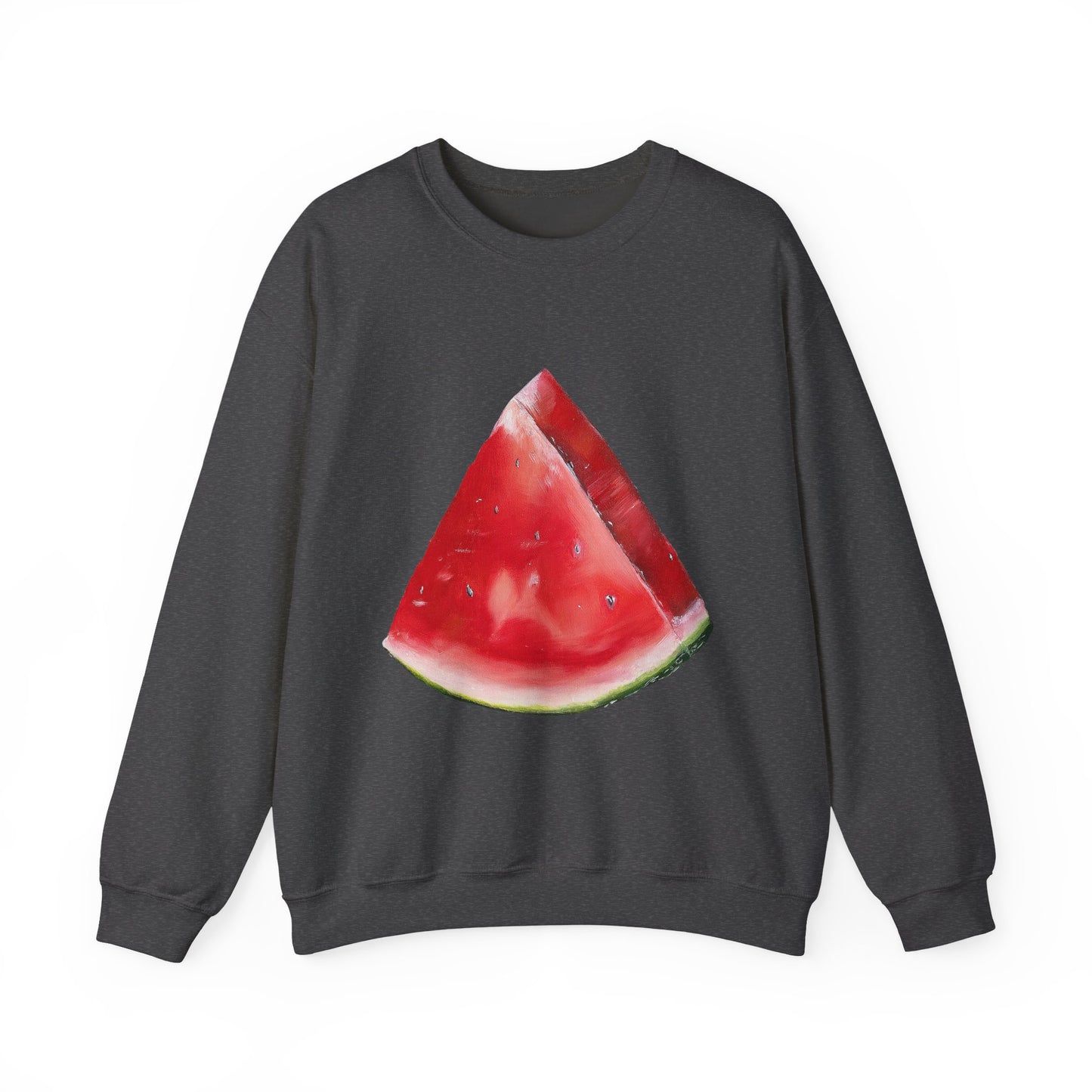 Watermelon Slice Sweatshirt — Cute Fruit Graphic Crewneck
