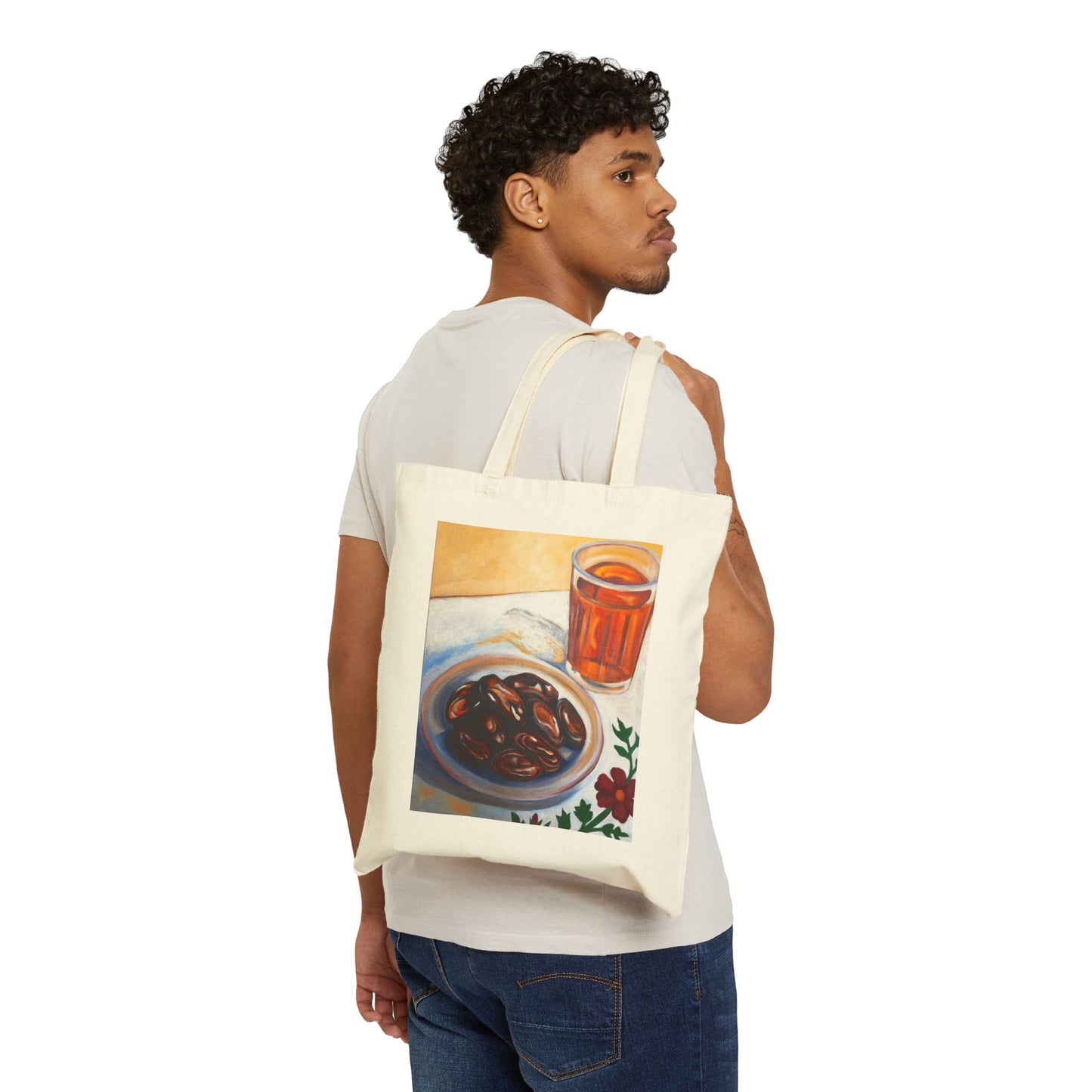 Tote Bag — Still Life Tea& Glass Canvas Tote