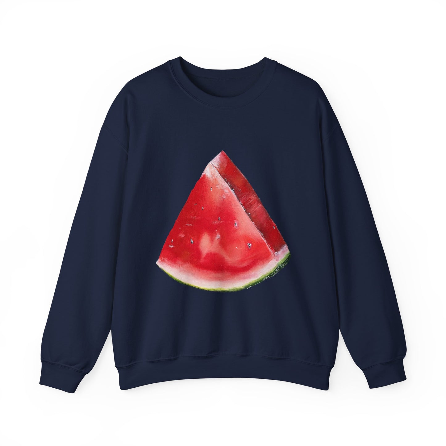 Watermelon Slice Sweatshirt — Cute Fruit Graphic Crewneck