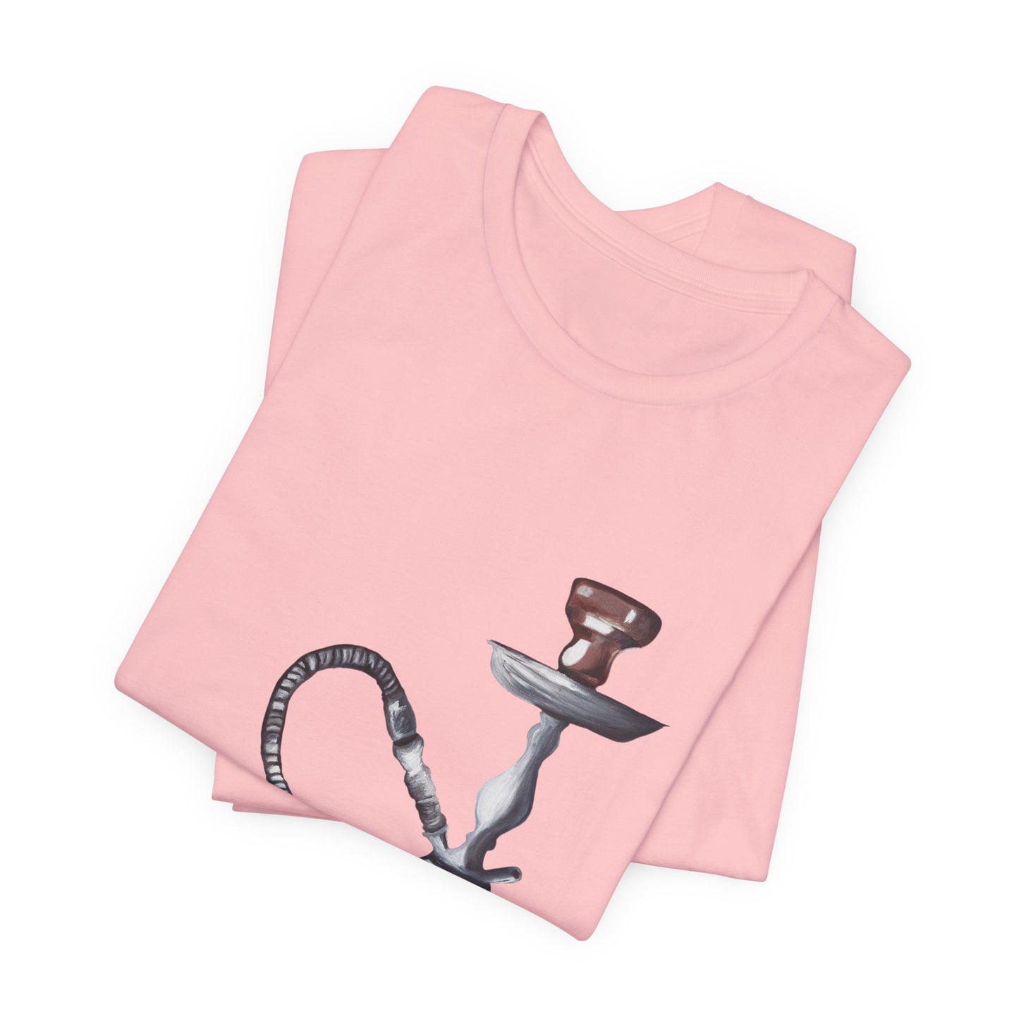 Hookah & Tea T-Shirt — Vintage Shisha, Pomegranate Lounge Graphic Tee "A Table of Stories"