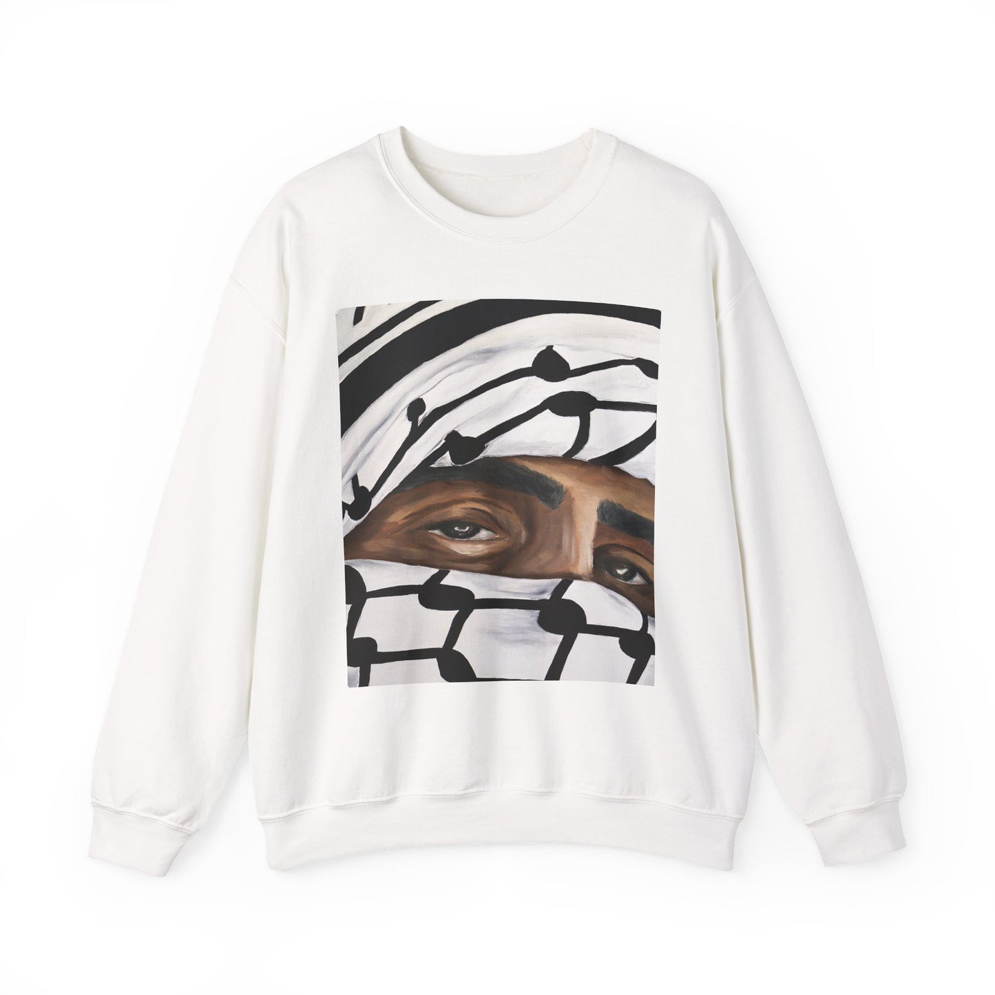 Crewneck Sweatshirt —Gaze of a Hero Graphic