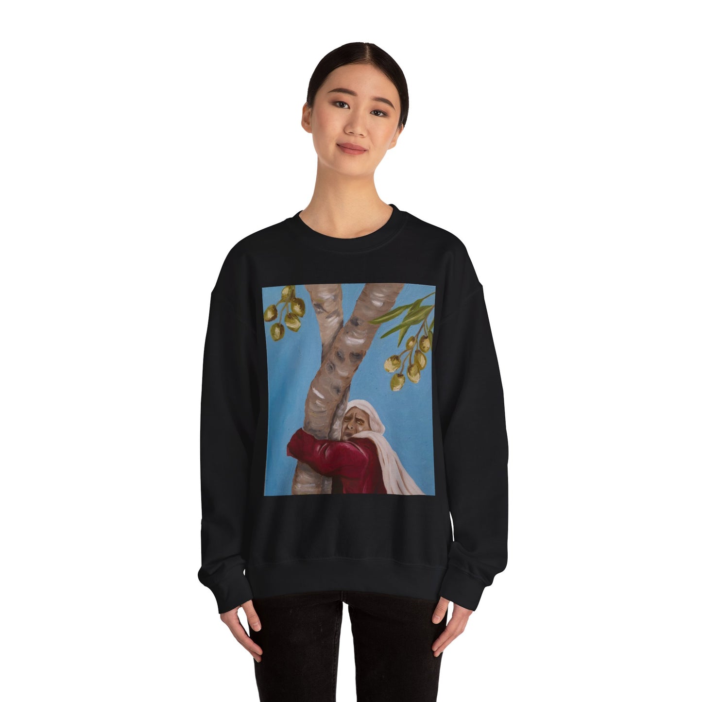 Even the Trees Will Testify Crewneck Sweatshirt — Cozy Nature-Lover Graphic