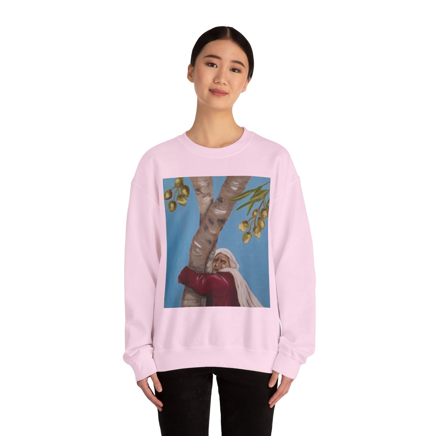 Even the Trees Will Testify Crewneck Sweatshirt — Cozy Nature-Lover Graphic