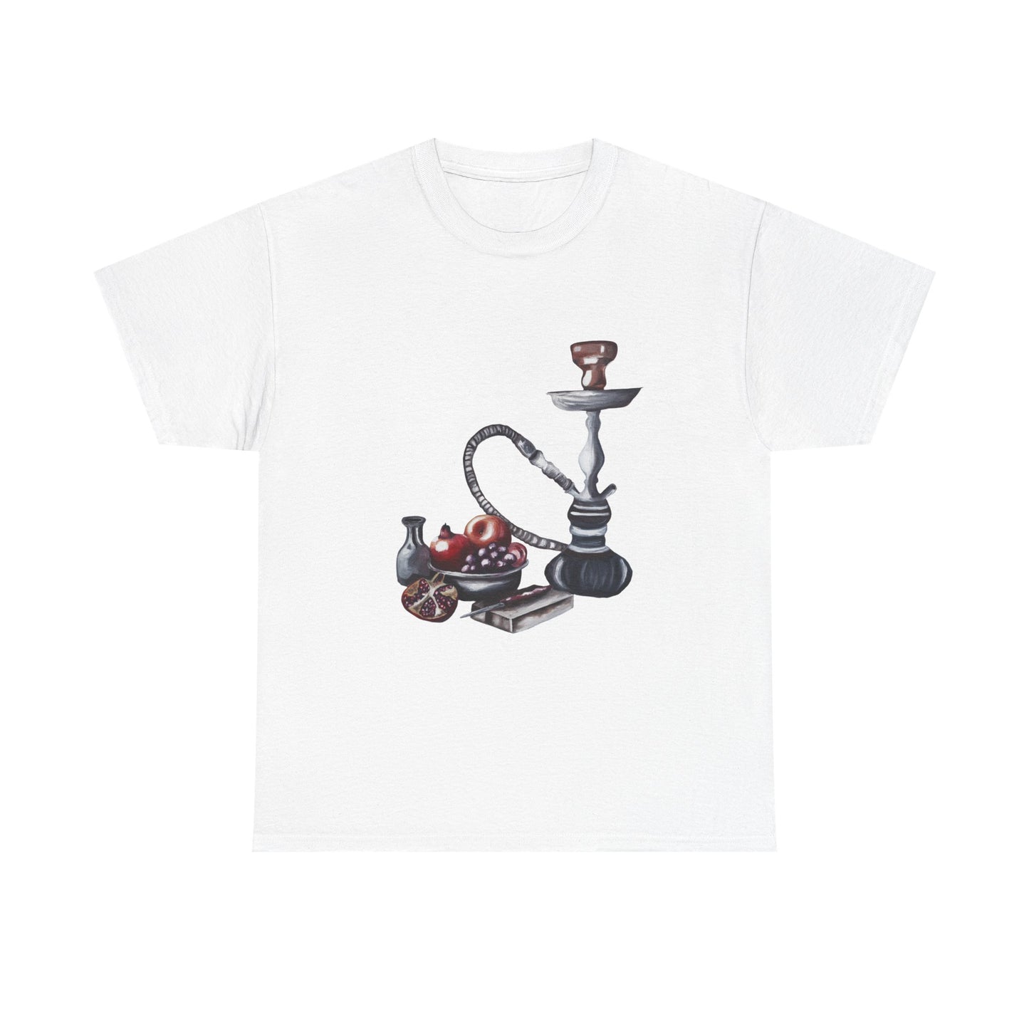 Hookah Lounge Tee — Vintage Shisha Pipe Graphic T-Shirt