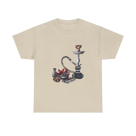 Hookah Lounge Tee — Vintage Shisha Pipe Graphic T-Shirt
