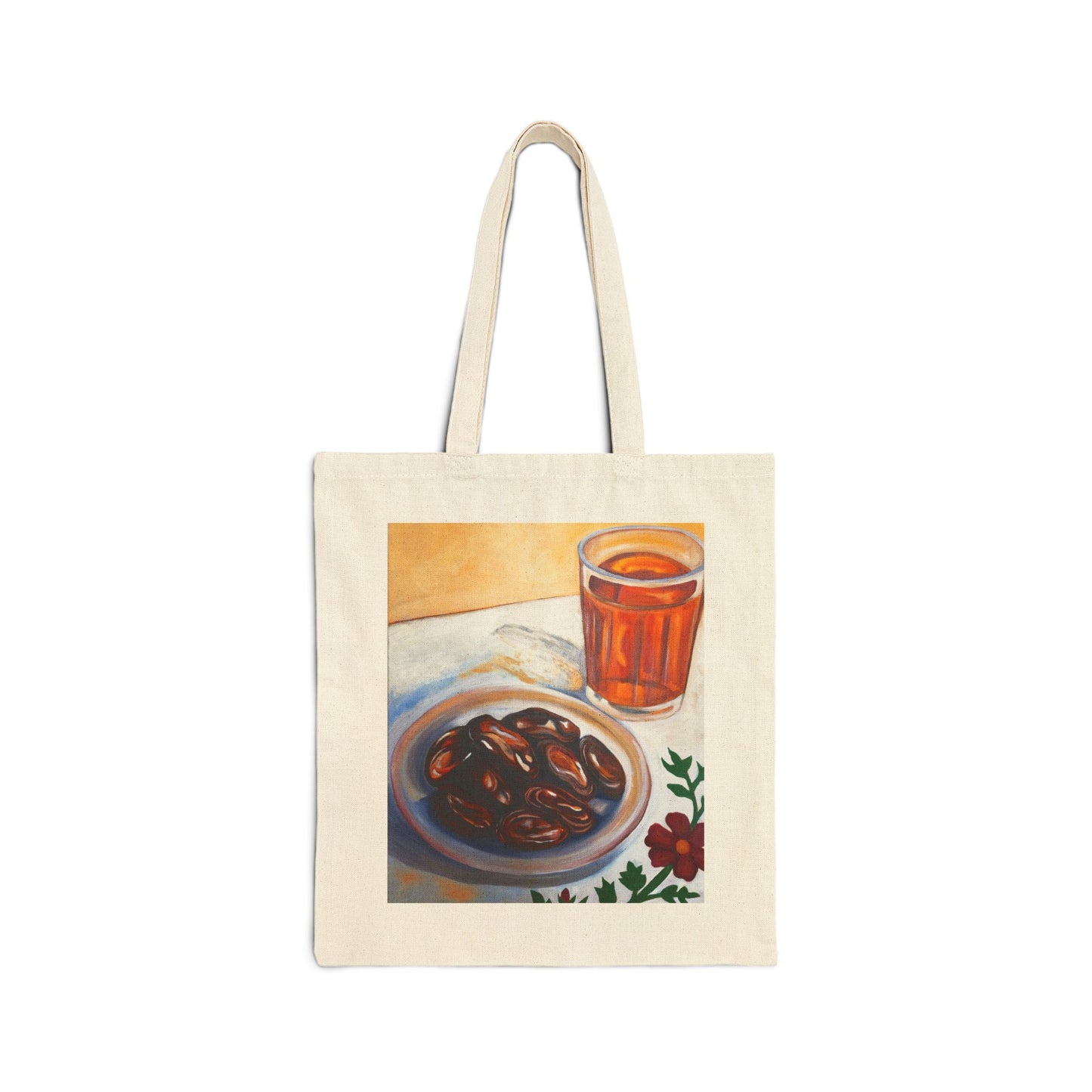 Tote Bag — Still Life Tea& Glass Canvas Tote