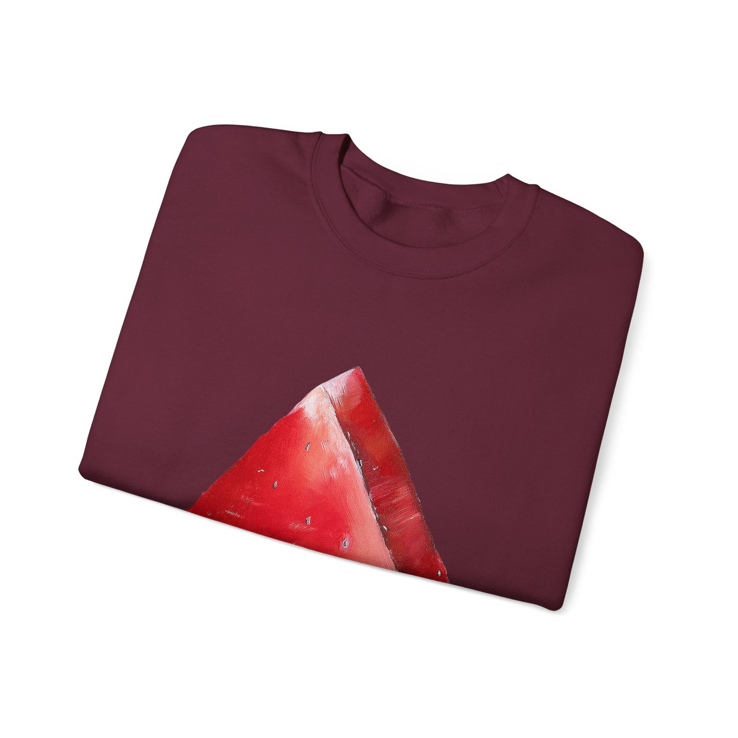 Watermelon Slice Sweatshirt — Cute Fruit Graphic Crewneck