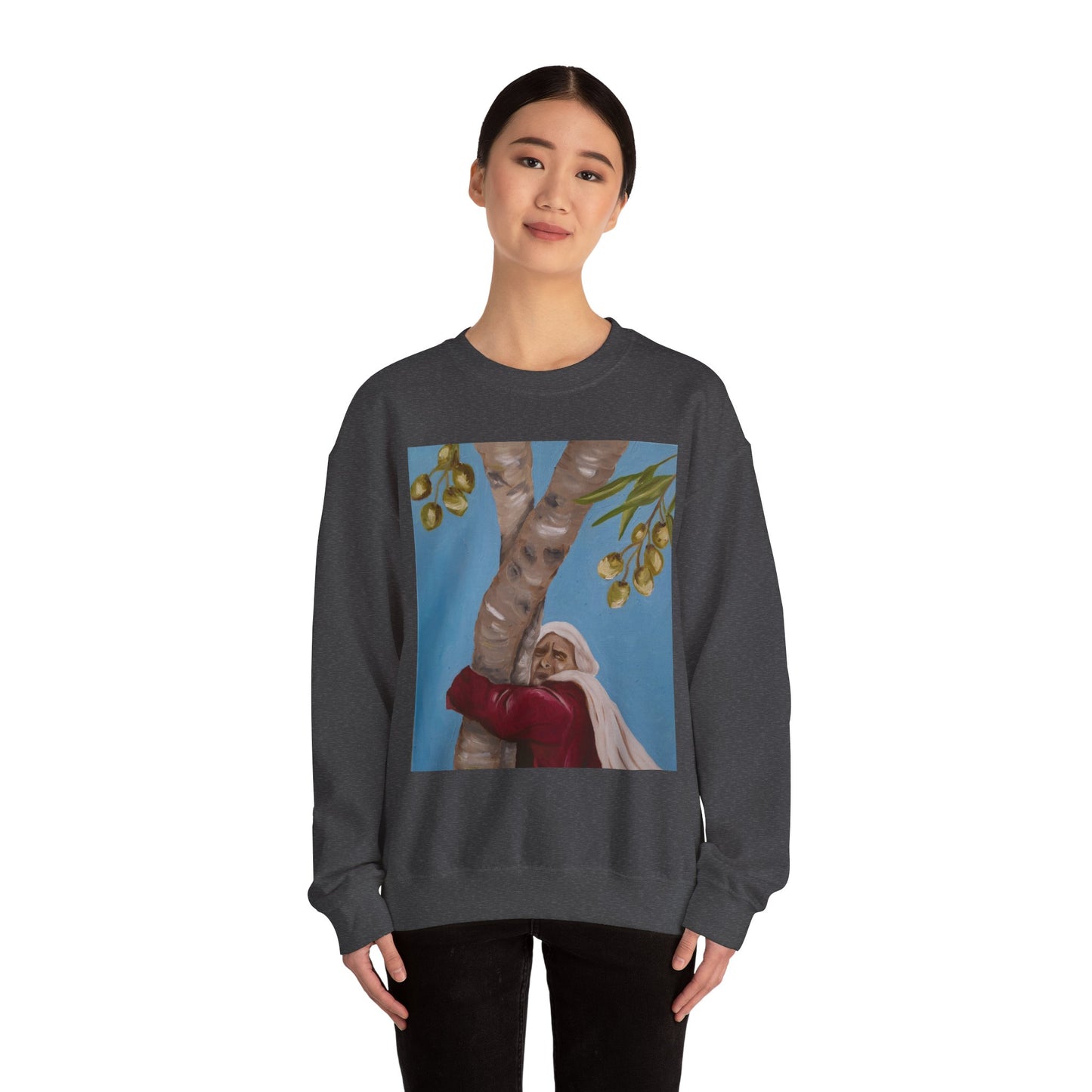 Even the Trees Will Testify Crewneck Sweatshirt — Cozy Nature-Lover Graphic