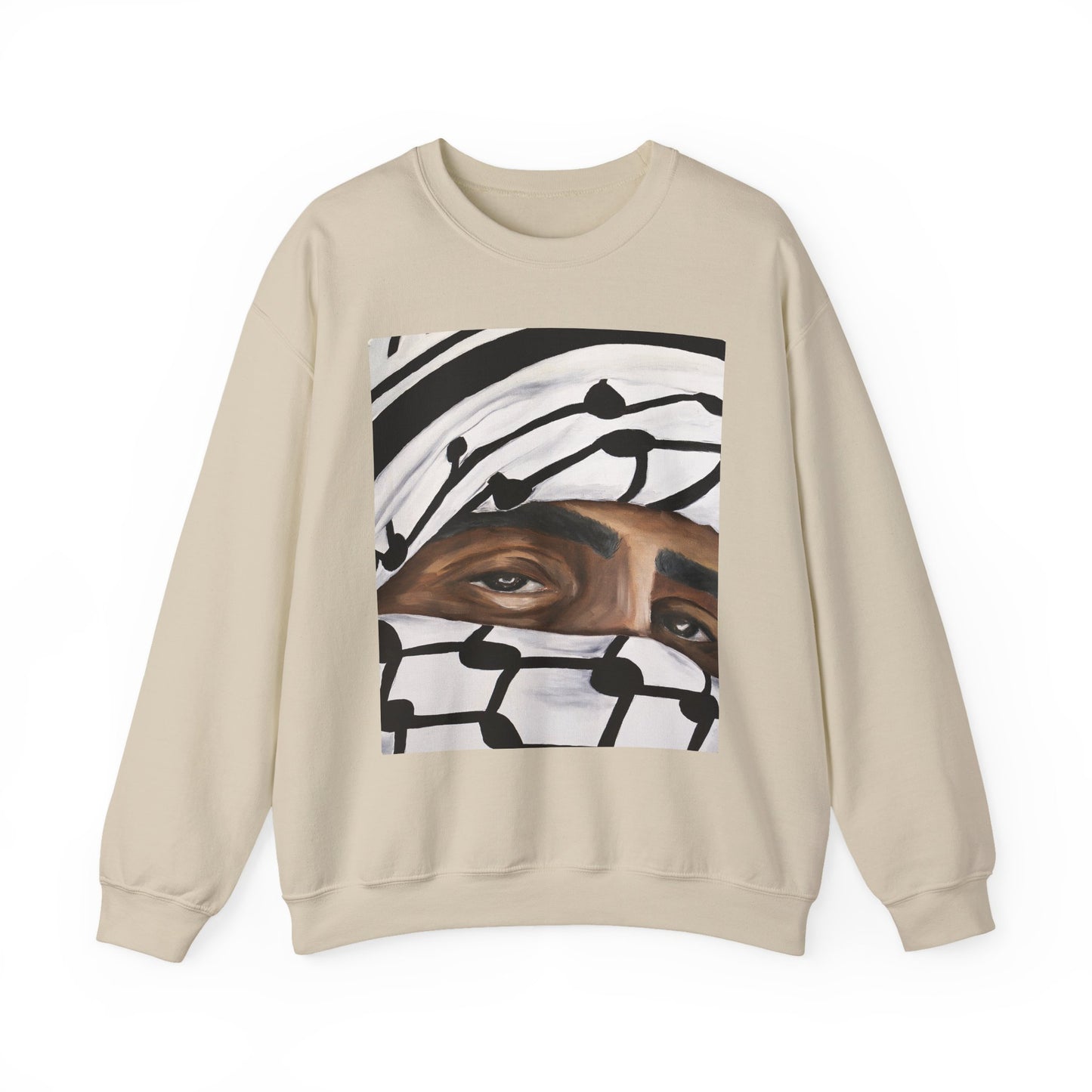 Crewneck Sweatshirt —Gaze of a Hero Graphic