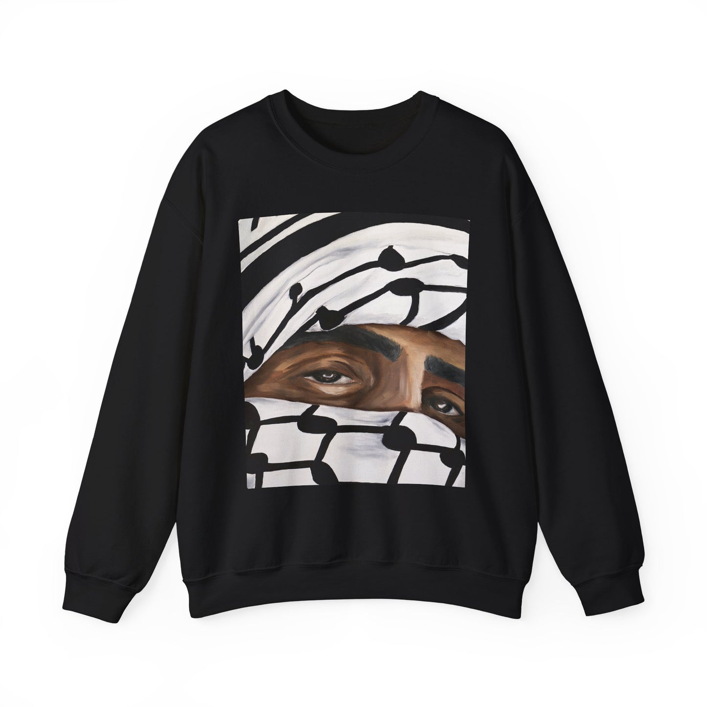 Crewneck Sweatshirt —Gaze of a Hero Graphic