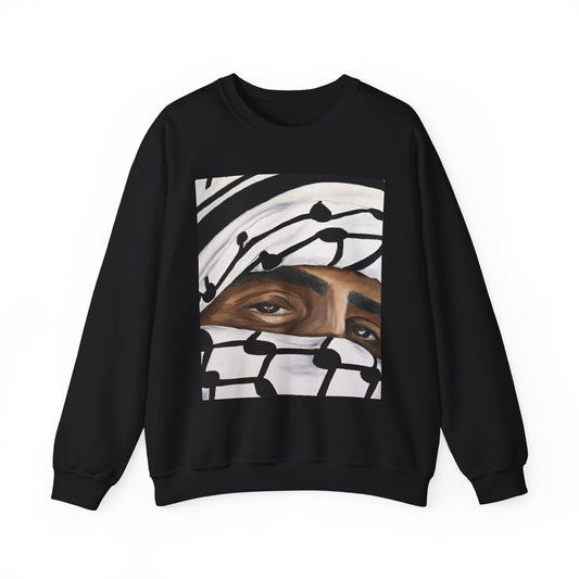 Crewneck Sweatshirt —Gaze of a Hero Graphic