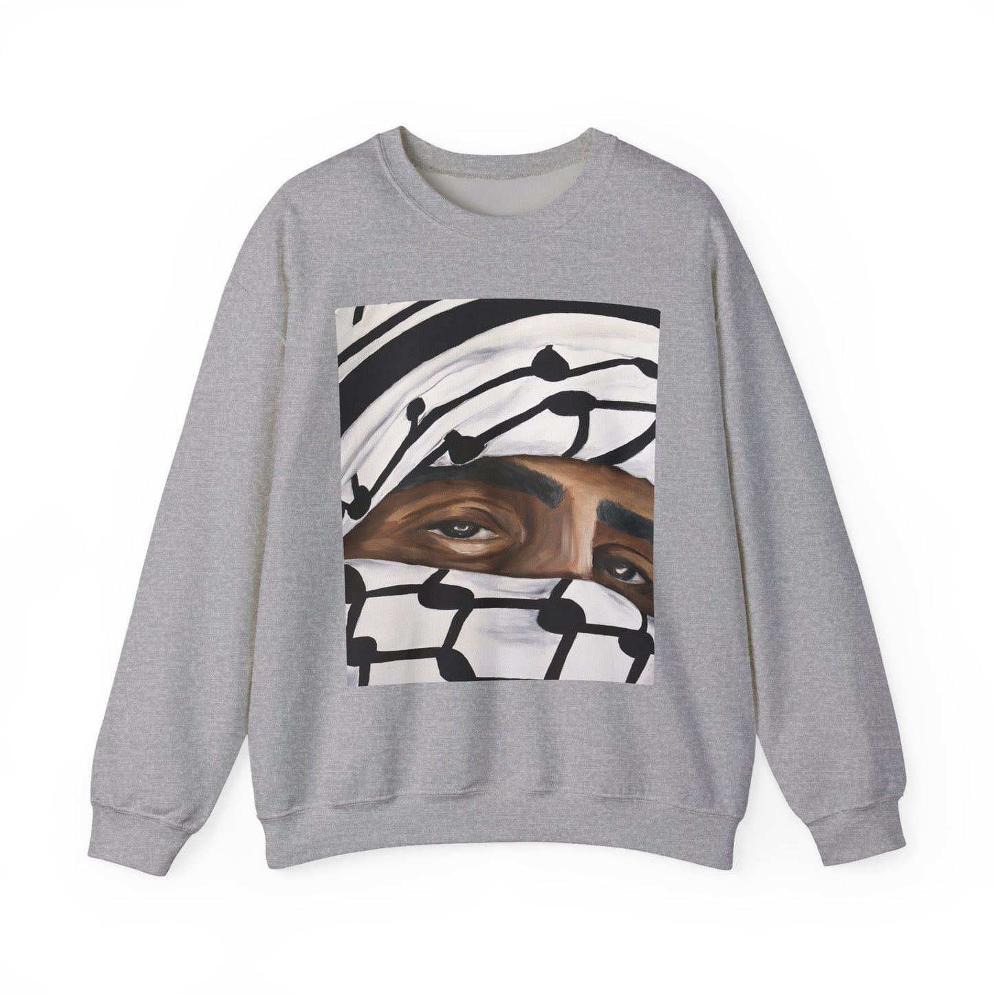 Crewneck Sweatshirt —Gaze of a Hero Graphic