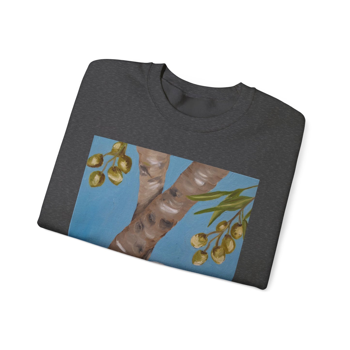 Even the Trees Will Testify Crewneck Sweatshirt — Cozy Nature-Lover Graphic
