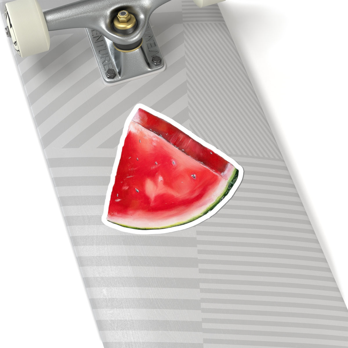 Watermelon Slice Kiss-Cut Sticker — Summer Fruit Laptop Decal