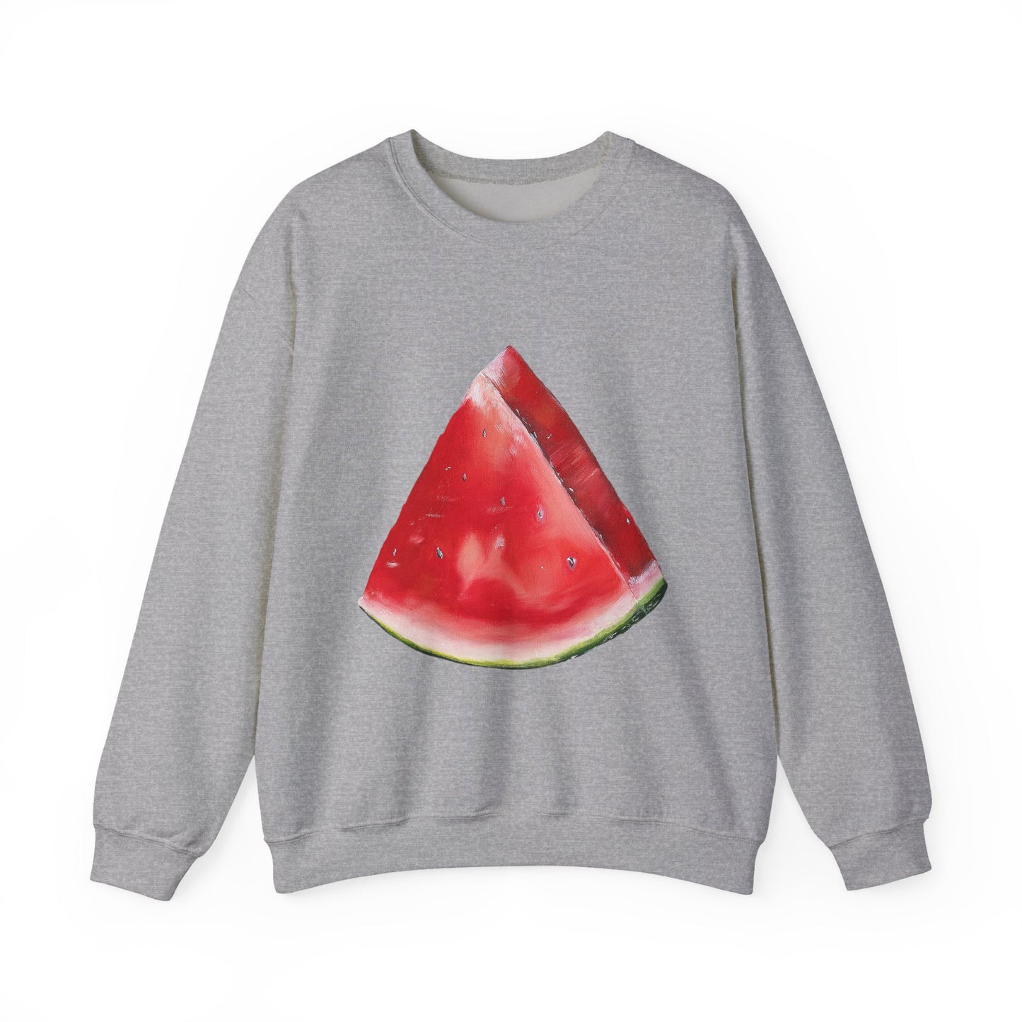 Watermelon Slice Sweatshirt — Cute Fruit Graphic Crewneck