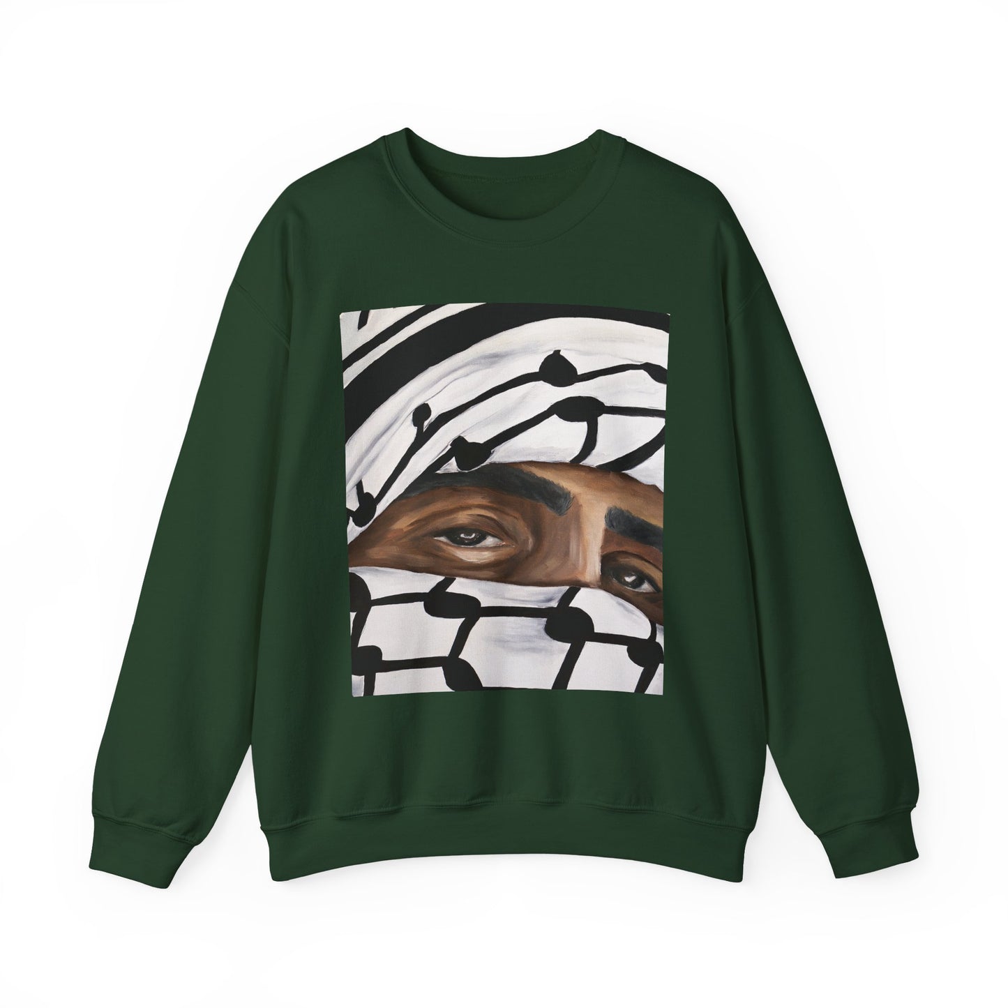 Crewneck Sweatshirt —Gaze of a Hero Graphic