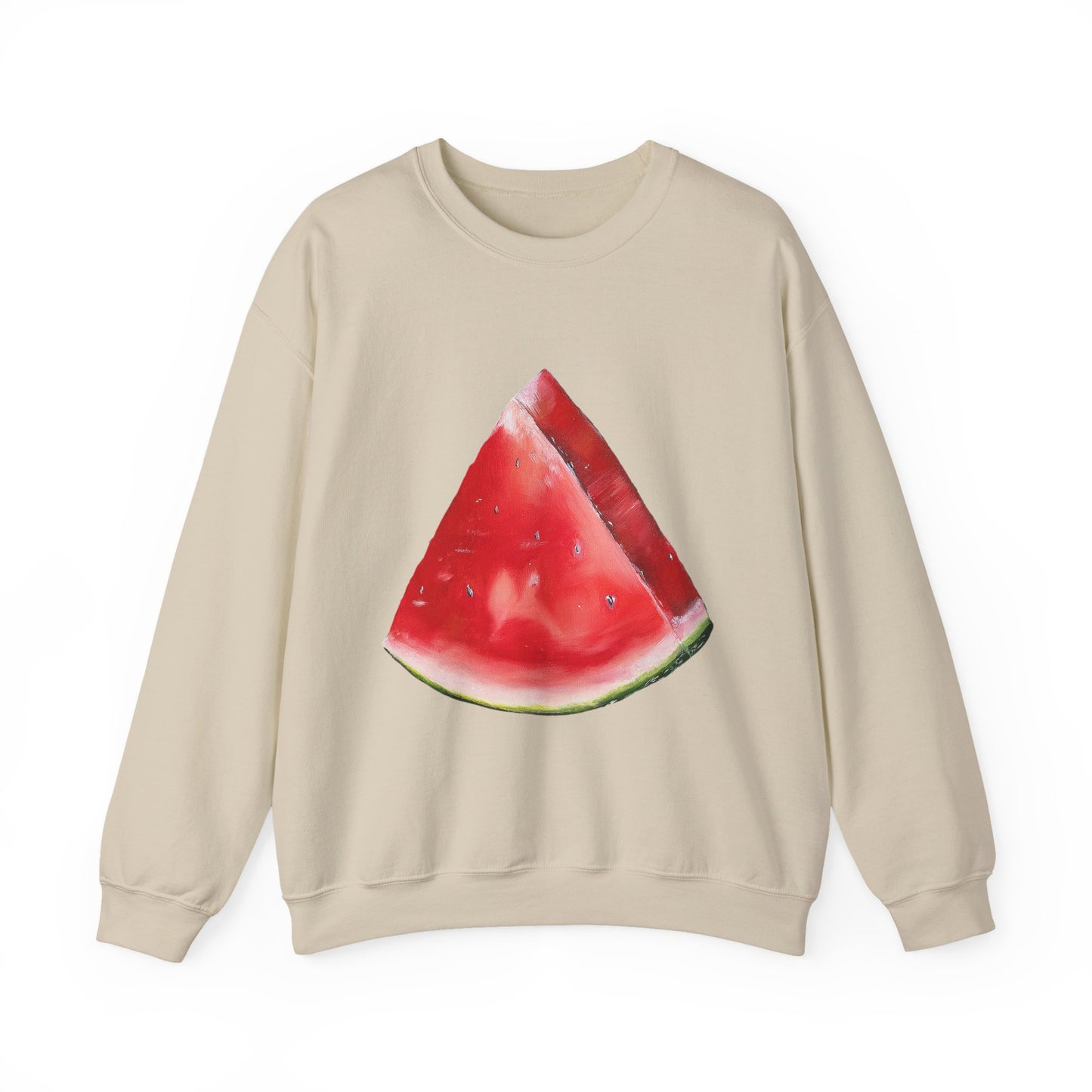 Watermelon Slice Sweatshirt — Cute Fruit Graphic Crewneck