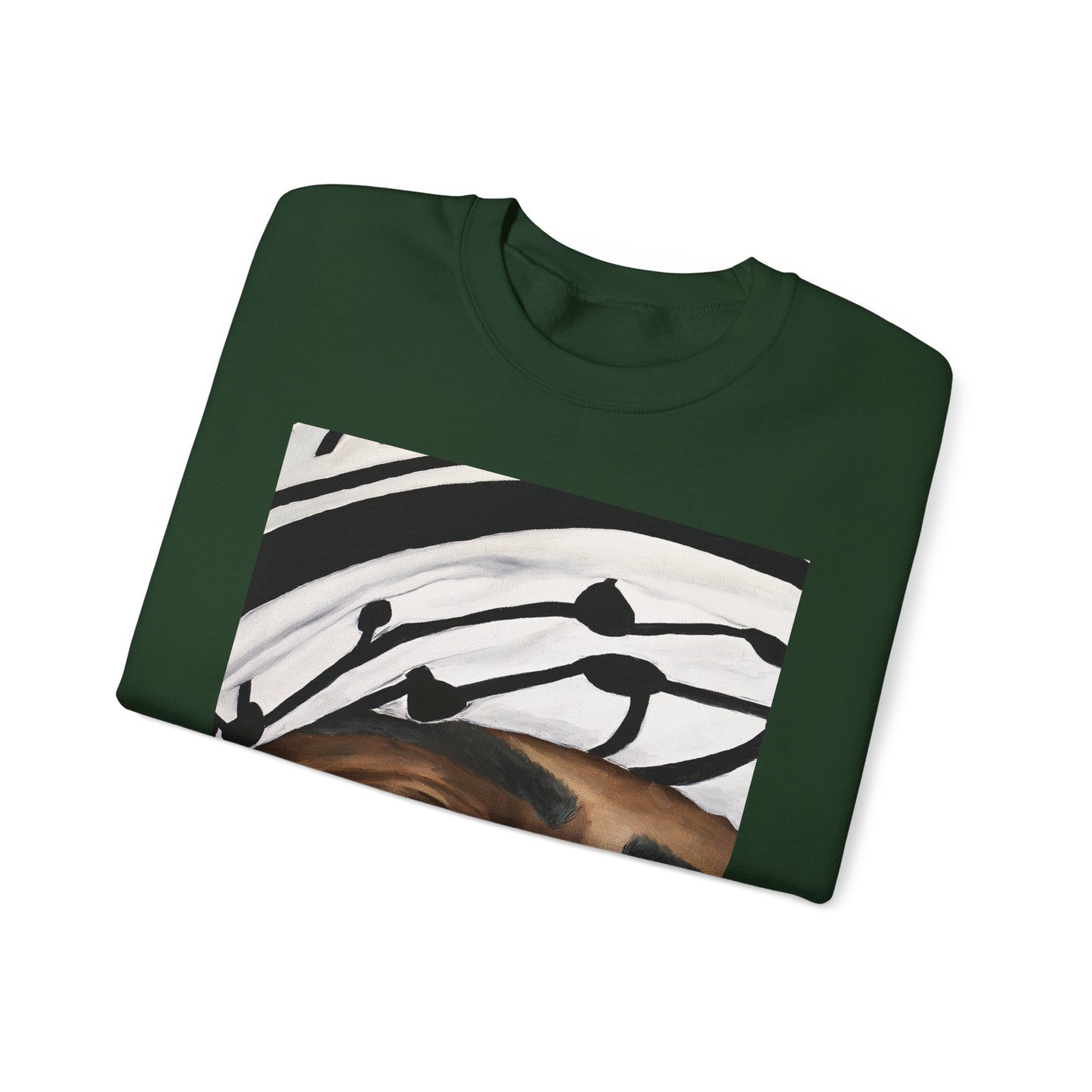 Crewneck Sweatshirt —Gaze of a Hero Graphic