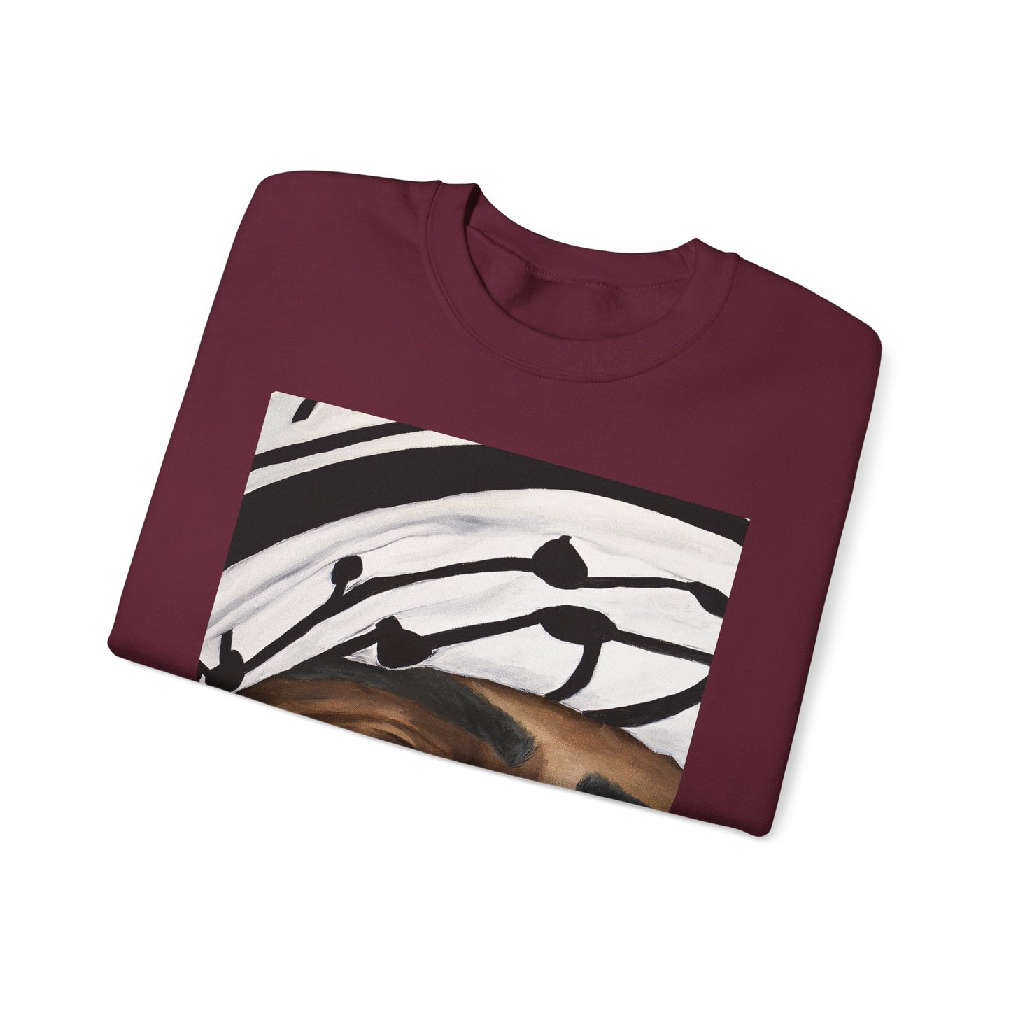 Crewneck Sweatshirt —Gaze of a Hero Graphic