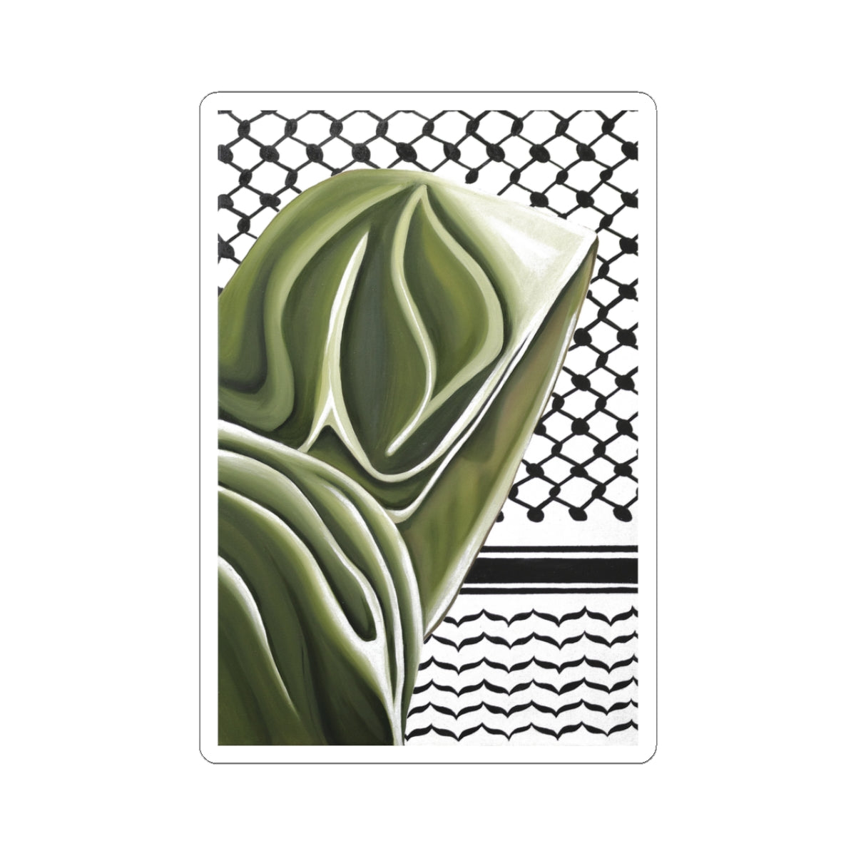 Veiled Identity Sticker