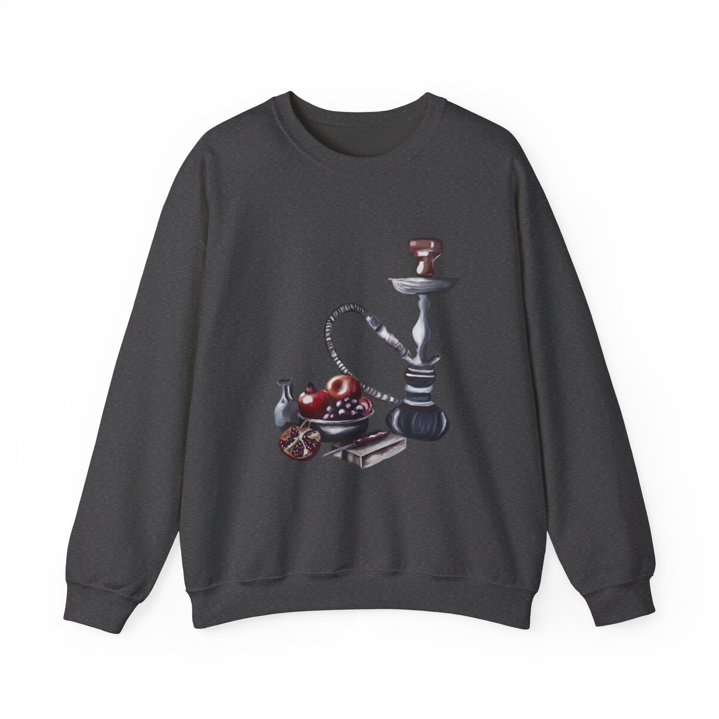 Hookah Lounge Crewneck Sweatshirt - Vintage Shisha Graphic