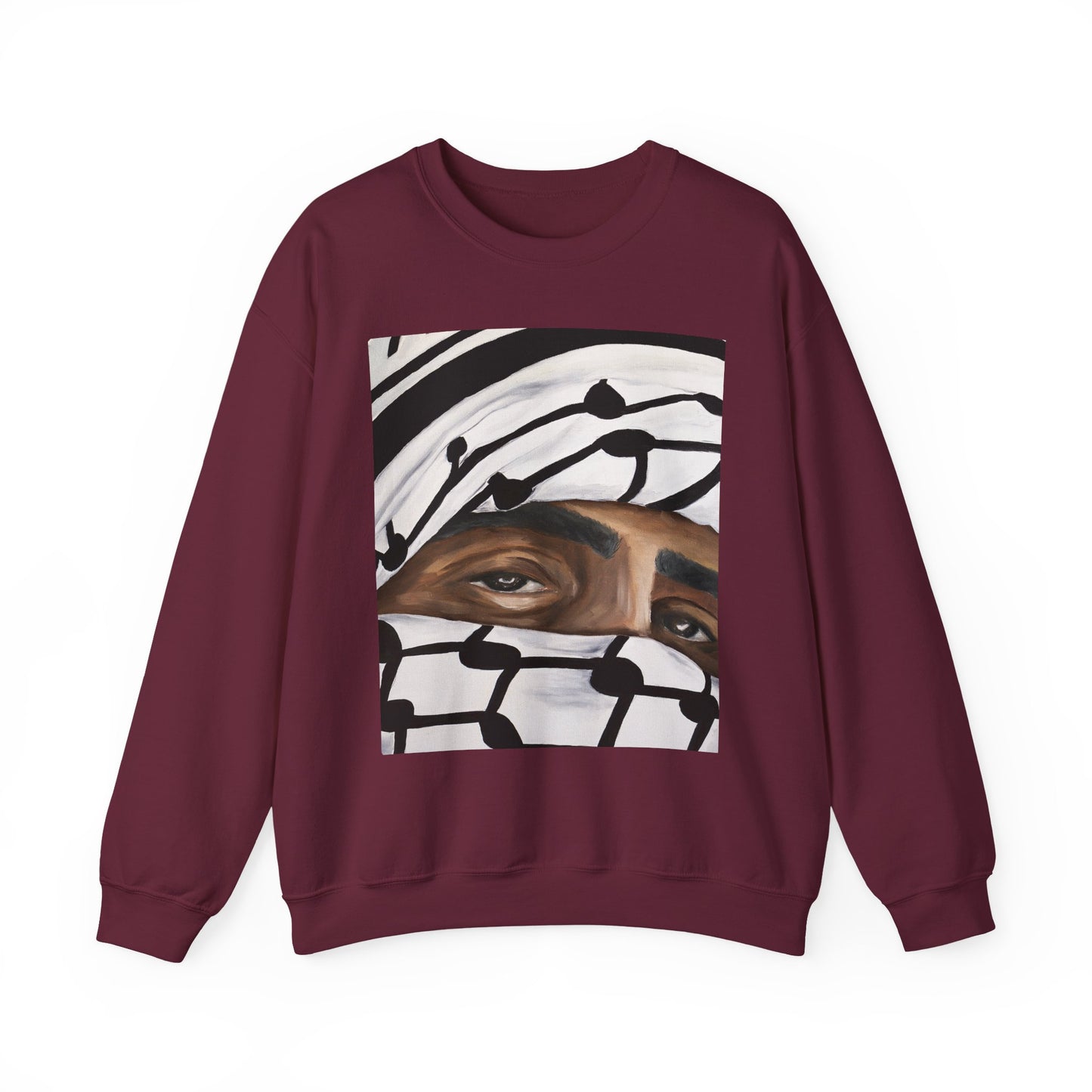 Crewneck Sweatshirt —Gaze of a Hero Graphic