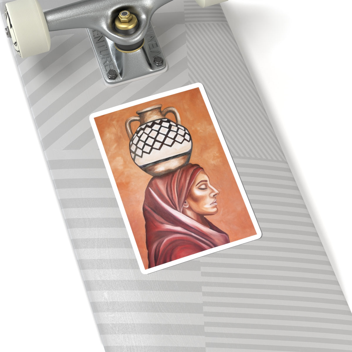 The Weight of her Land Sticker