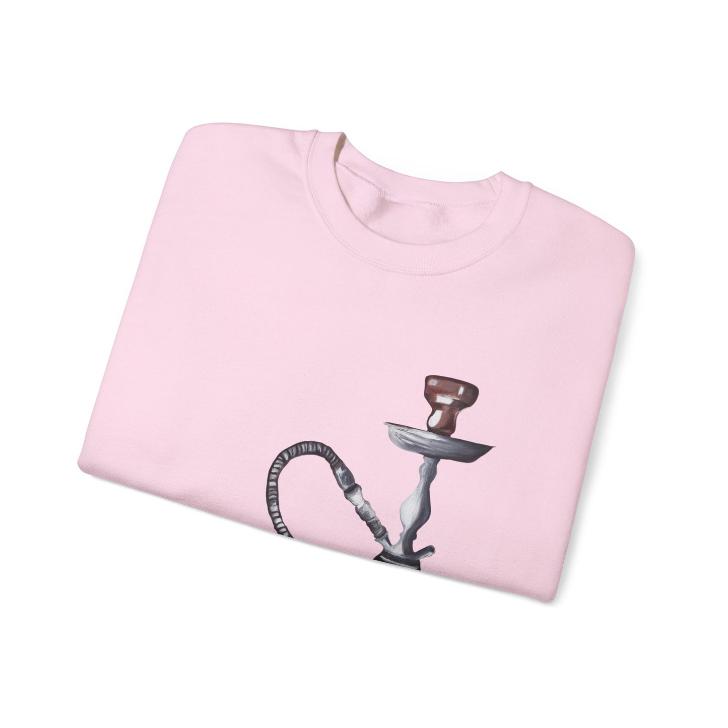 Hookah Lounge Crewneck Sweatshirt - Vintage Shisha Graphic