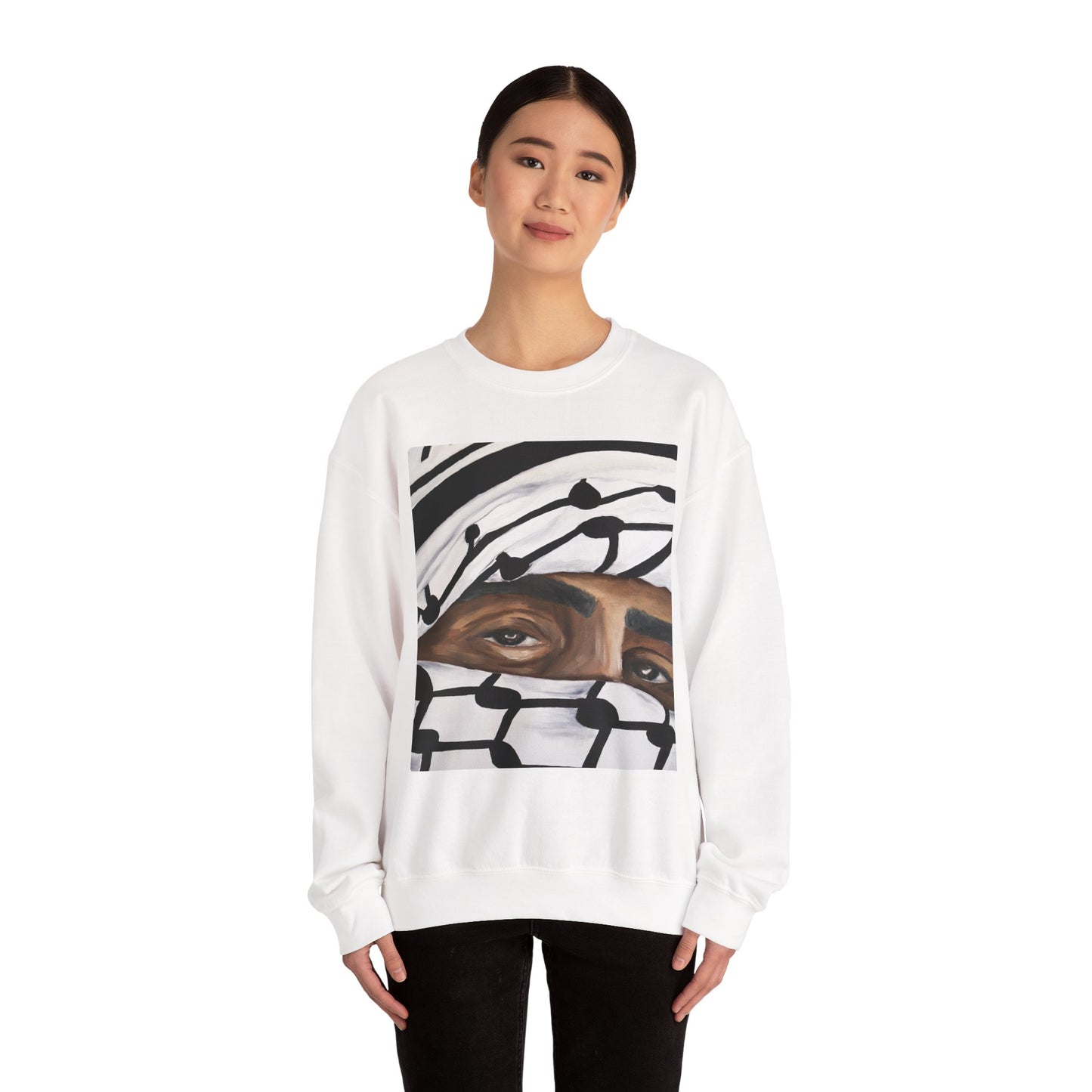 Crewneck Sweatshirt —Gaze of a Hero Graphic