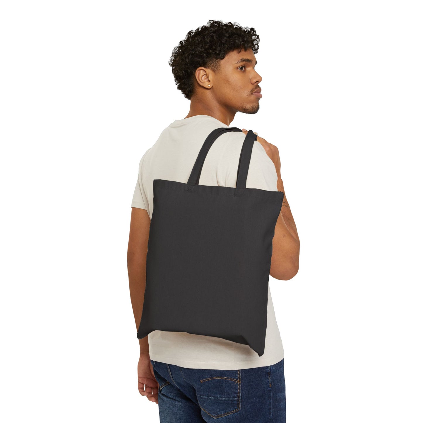 Pear Trio Canvas Tote Bag — Fruit Illustration Market Grocery Bag