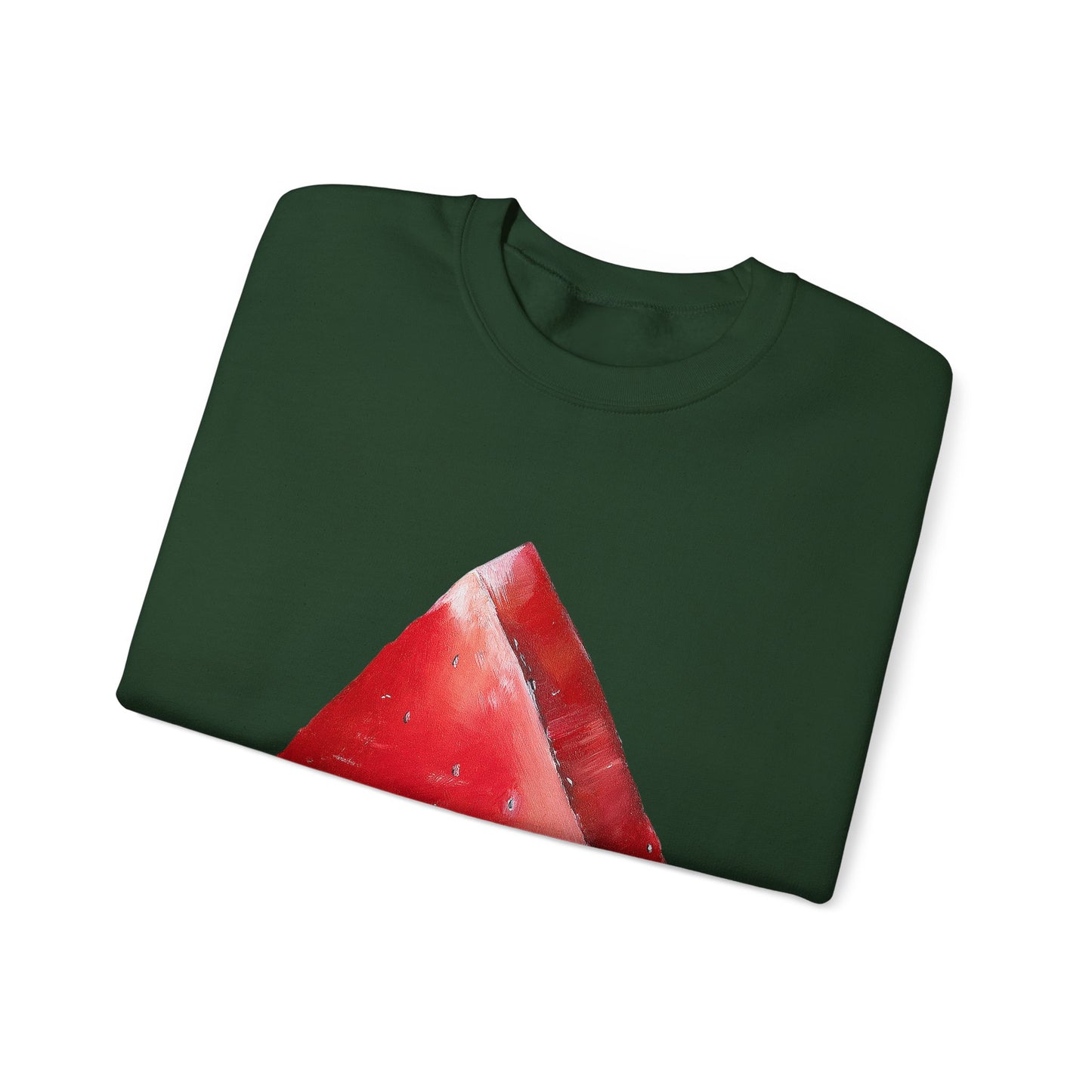 Watermelon Slice Sweatshirt — Cute Fruit Graphic Crewneck