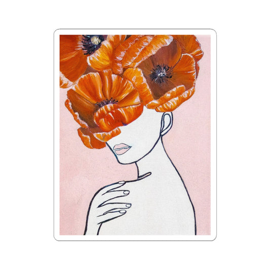 Growth in Resilience Floral Sticker