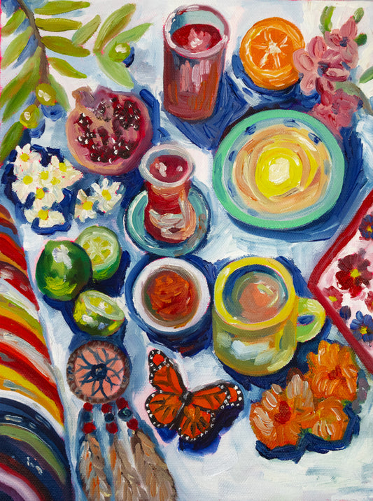 My Mother's Table Original Painting